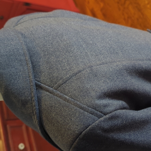 Classic charcoal gray Warm double breasted peacoat. Preppy. Tailored  Sz S - Picture 4 of 8